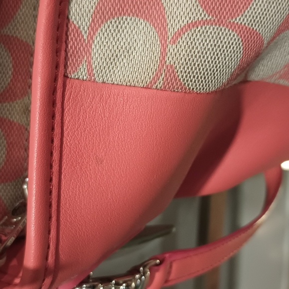 Orange And Tan Coach Bag - Picture 10 of 14